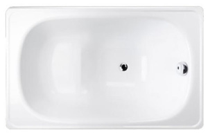 Стальная ванна Smavit Cassia Mini Titanium с сиденьем, 105х65