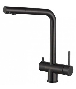 Смеситель для кухонной мойки Zorg Inox SZR 7039 под фильтр, графит