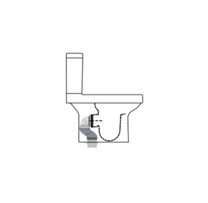 Напольный унитаз CeraStyle Noura WC00417SH00+CS004010100+IM018010201200 с функцией биде, белый