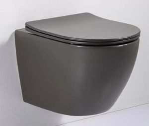Подвесной унитаз Gid Tr2122TF-Dgm с сиденьем Soft Close