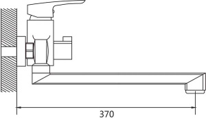 Смеситель для ванны Shevanik S8522T
