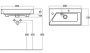 Умывальник Dreja Slim Synergy 65