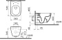 Подвесной унитаз Vitra Shift Rim-ex
