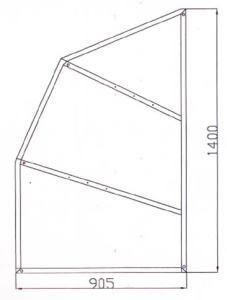 Каркас для ванны Cersanit Kaliope 153 New / K-RW-KALIOPE153
