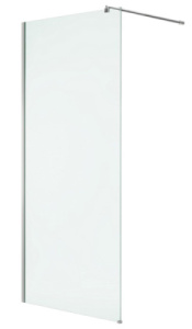 Душевое ограждение SANITeco Walk-In SN-W6TC80 / SN-W6TC90 / SN-W6TC100 / SN-W6TC110 / SN-W6TC120, 80х200, прозрачный
