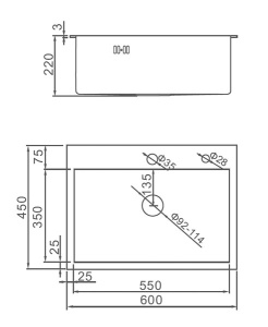 Кухонная мойка Gerhans K36045