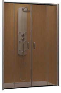 Душевая дверь Radaway Premium Plus DWD Brown, 140х190, коричневый