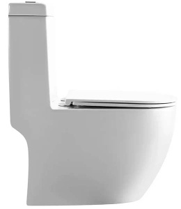 Напольный унитаз Gid Tr2205 с сиденьем Soft Close, белый