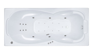 Гидромассажная ванна Triton Цезарь люкс турбо Flat, 180х80