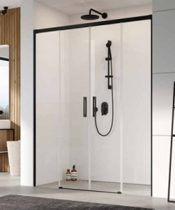 Душевая дверь Radaway Idea Black DWD, 140х200, прозрачный