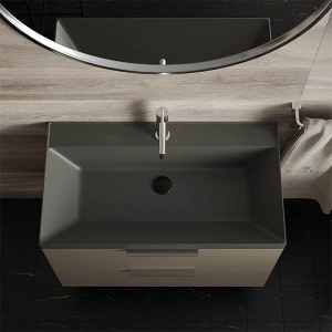 Умывальник Roxen Mila 80 gray 3001180-DG, 80х45, серый