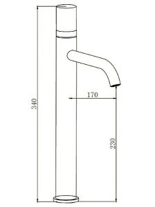 Смеситель для умывальника Boch Mann Stella Stone B XL BM9971