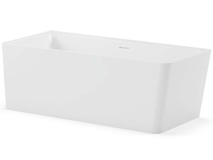 Ванна из искусственного камня Belux Турин ТУ-1600 белый матовый Solid Surface