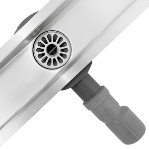 Душевой уголок Roxen Santi прозрачный в комплекте с душевым лотком White Glass