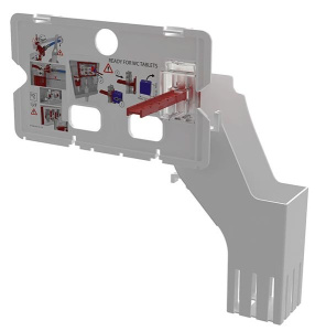 Комплект инсталляции AlcaPlast AM101/1120 Sadromodul с ароматизатором, кнопкой M670 / M671 / M672 / M678 и унитазом Roxen EGG 530170-01, черный матовый