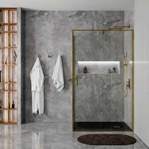 Душевая дверь Wasserkraft Aisch 55P04 / 55P05 / 55P12, 100х200, прозрачный
