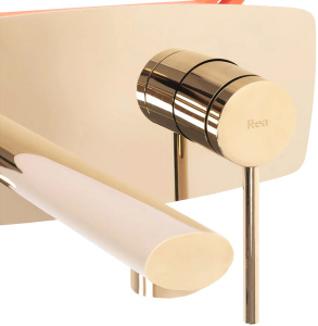 Смеситель встраиваемый Rea Oval Gold REA-B5125