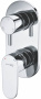 Смеситель скрытого монтажа WasserKraft Dinkel 5871 (3 функции)