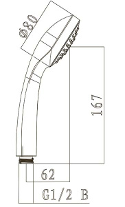 Душевая лейка Lemark LM0211C
