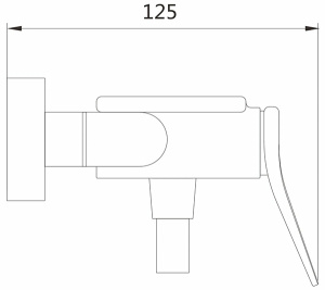 Смеситель для душа Shevanik S4716