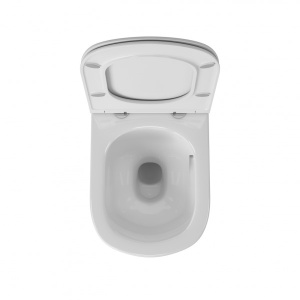Подвесной унитаз OWL Eld Cirkel-H TOWLT190101 безободковый с крышкой Soft Close
