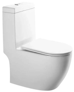 Напольный унитаз Gid Tr2205 с сиденьем Soft Close, белый