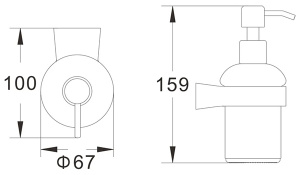 Дозатор для моющих средств Shevanik SG5744T