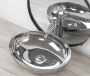 Умывальник Rea Carola Silver Slim