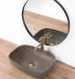 Умывальник Rea Gizel Grey Mat U9612