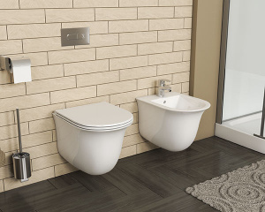 Подвесное биде Grossman GR-B4412 / GR-B4412М, белый матовый