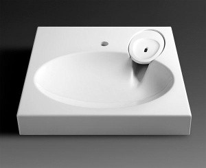 Умывальник Belux Idea-Set IDS-600, 60х60, белый глянцевый