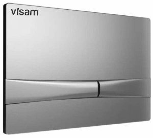 Кнопка для инсталляции Visam F2 хром матовый