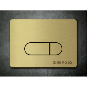 Кнопка для инсталляции Berges Novum D8 040038 / D9 040039, бронза глянцевая