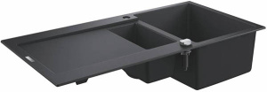 Кухонная мойка Grohe K500 31646AP0 / 31646AT0 оборачиваемая, 100х50, серый гранит