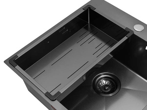 Коландер для кухонной мойки Arfeka Eco AR G Black