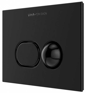 Кнопка для инсталляции Vitra Liquid 740-2101 черный глянцевый, черный глянец