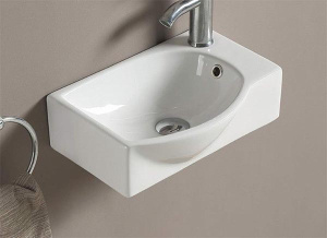 Умывальник CeramaLux 78404L / 78404R, 40х28 левый