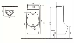 Писсуар Gid Q9505 сенсорный