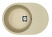 Кухонная мойка Practik PR-M 610, 61х47, слоновая кость