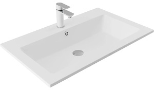 Умывальник Aquanet Электра 80 белый матовый