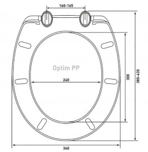 Крышка-сиденье Berges Optim PP 021304