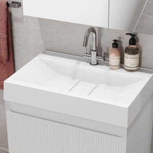 Умывальник Belux Берн Бн-700 белый матовый Solid Surface