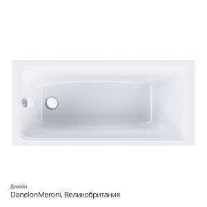 Акриловая ванна AM.PM Gem с душевой шторкой W90BS-080-140CT и каркасом, 150х70