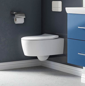 Подвесной унитаз Villeroy&Boch Avento 5656RS01 безободковый с сиденьем Soft Close