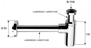 Сифон для умывальника Ganzer GZ5602-F(A-2F)