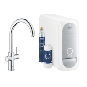 Смеситель для кухонной мойки Grohe Blue Home 31455000 / 31455DC0 с системой очистки воды, хром