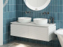 Умывальник Canterno Самора 410 круг Solid Surface