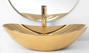 Умывальник Rea Royal Gold REA-U4545