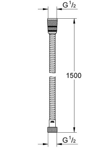 Душевой шланг Grohe Rotaflex 28417000