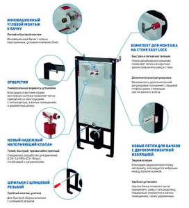 Система инсталляции Deante CST_WC01